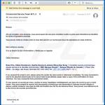 Correo engañoso en el que se propaga un documento malicioso de MS Office (ejemplo 3)