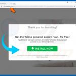sitio web cuestionable que promociona el secuestrador de navegadores Search Manager (ejemplo 1)