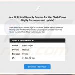 actualizador falso mac flash player distribuyendo falsos parches de seguridad