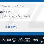 Notificación de mp3juices.cc