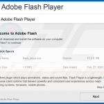 Falso instalador de adobe flash player