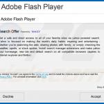 Falso instalador de adobe flash player