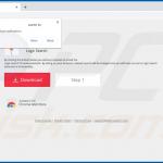 Página de descarga del secuestrador de navegador 