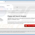 Página de descarga de SearchStreams