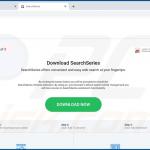 SearchSeries browser hijacker-promoting website (sample 1)