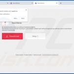 SearchSeries browser hijacker-promoting website (sample 3)