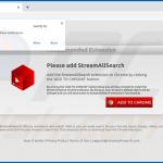 Sitio de descarga del secuestrador de navegador StreamAllSearch