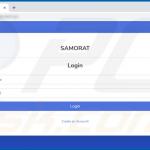 Panel de administración del malware SamoRAT