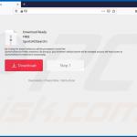 Sitio web utilizado para promocionar el secuestrador de navegador SportsHDSearchs 1