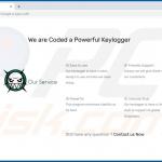 Sitio web de descarga del keylogger Matiex