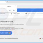 Sitio web utilizado para promover al secuestrador de navegador WinkiSearch