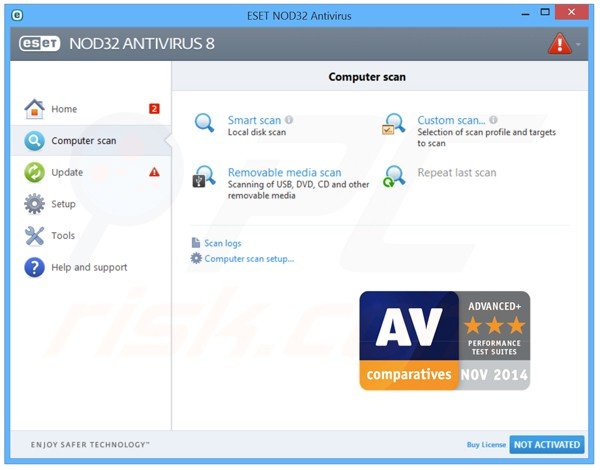 Resultados de estudios que premian ESET NOD32 Antivirus 8