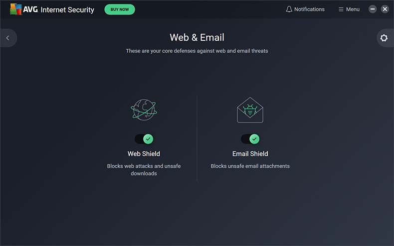 AVG Internet Security - Web y Email