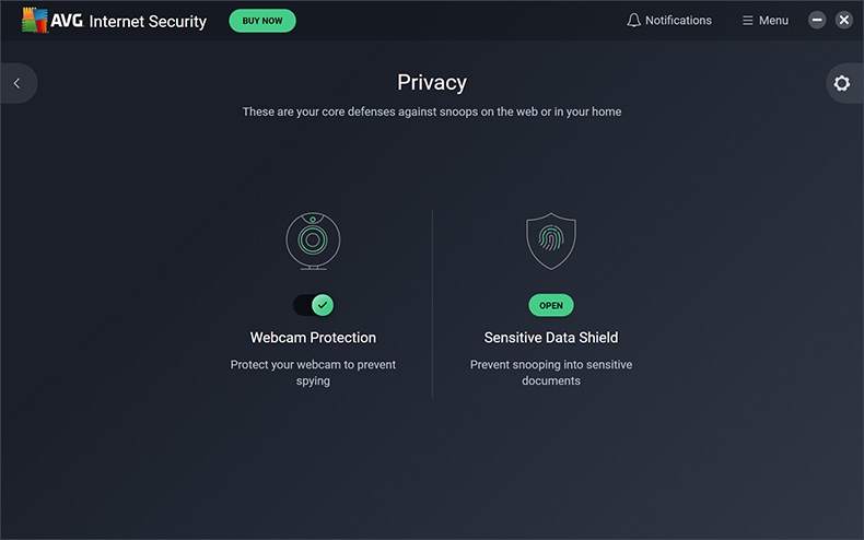 AVG Internet Security - Privacidad