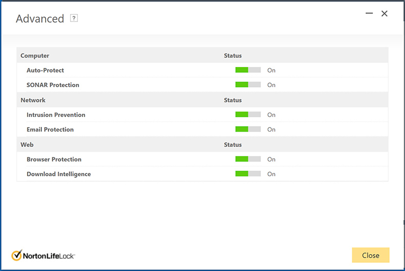 Protección de privacidad Norton AntiVirus Plus