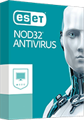 Caja del antivirus ESET NOD32