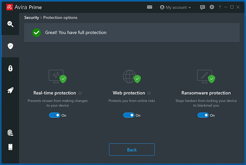 Avira Prime Características