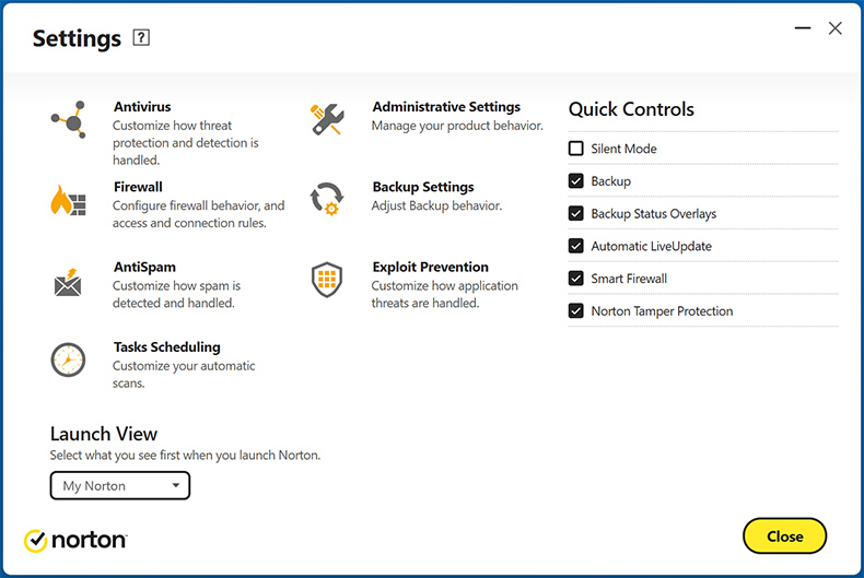 Características de Norton AntiVirus Plus