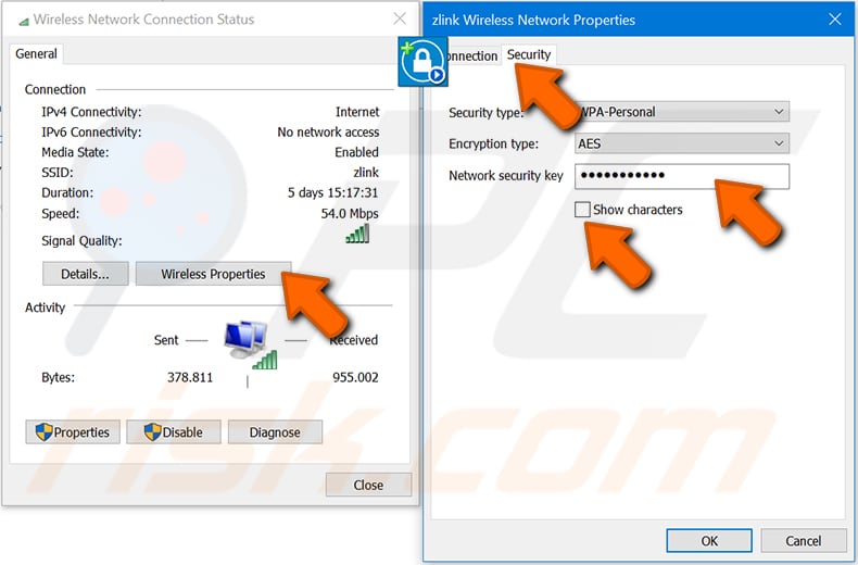 Encuentre su contraseña de WiFi en una PC con Windows en Windows 10 paso 4