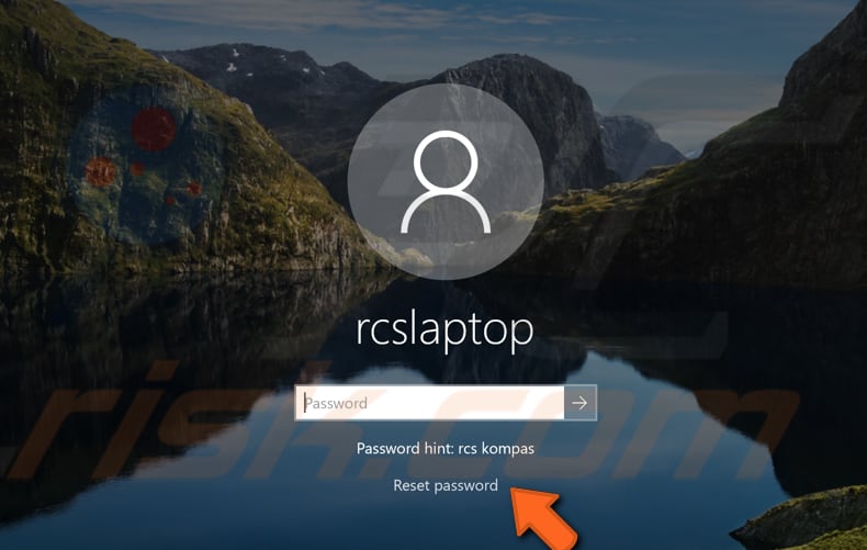 Cómo restablecer la contraseña de Windows 10 con disco de restablecimiento