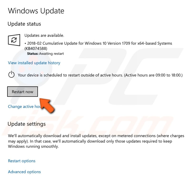 Actualizar Windows - paso 2