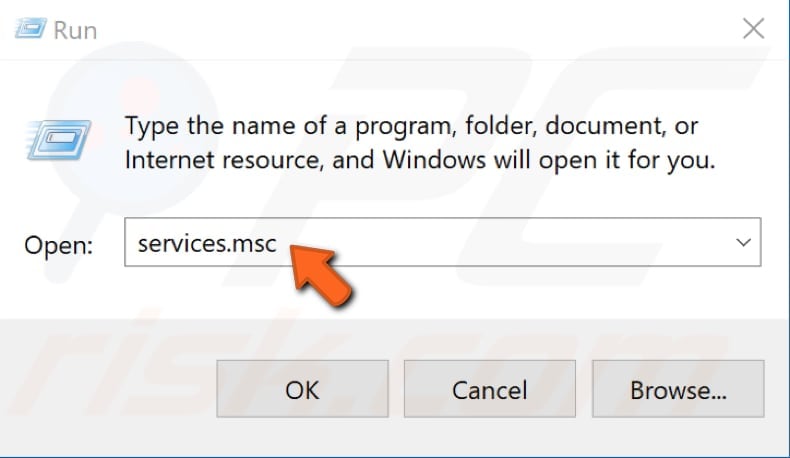 Reinicie el servicio de seguridad de Windows - paso 2