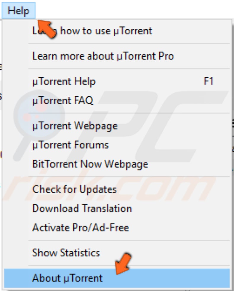 Descargue la versión anterior de uTorrent - paso 2