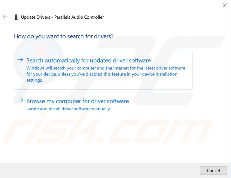 Actualice el controlador de audio HDMI - paso 2