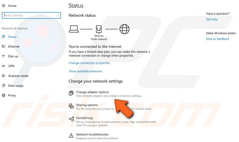 Configure su dirección IP manualmente paso 2