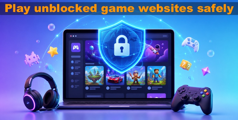 How to play unblocked game websites safely with a VPN