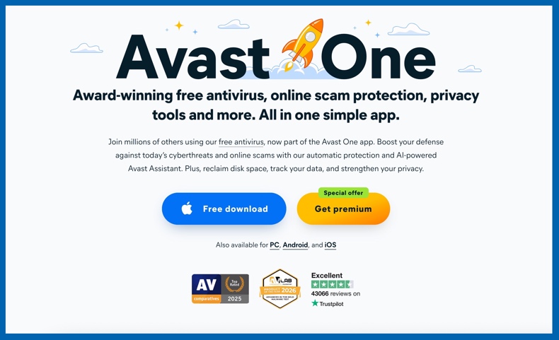 Inicio de Avast