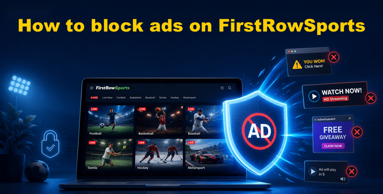 Cómo bloquear anuncios en FirstRowSports