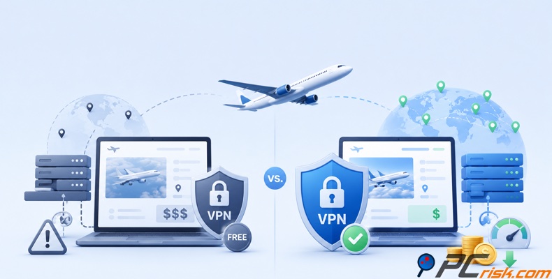 ¿Se puede usar una VPN gratuita para comprar boletos de avión más baratos?