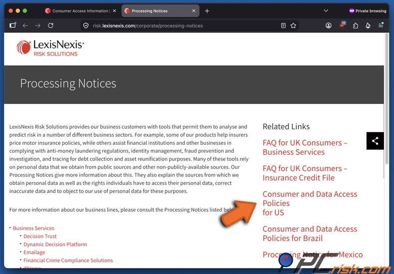 LexisNexis opt-out 3