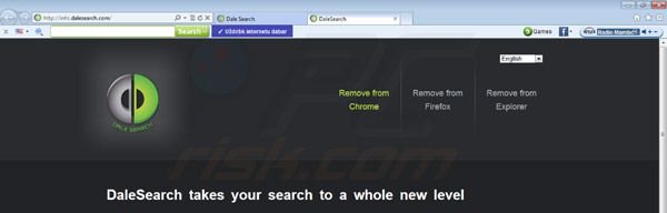 Virus Dalesearch (secuestrador de navegador dalesearch.com)