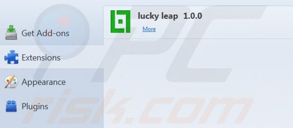 Eliminar Lucky Leap de Mozilla FireFox