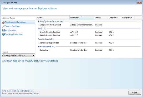 redireccionamiento searchnu.com Internet Explorer