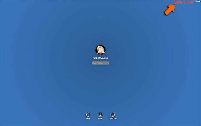 Arranque seguro de Mac OS