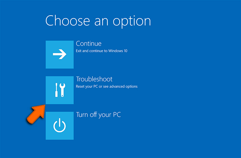 Inicio del sistema operativo Windows en modo seguro (paso 2)