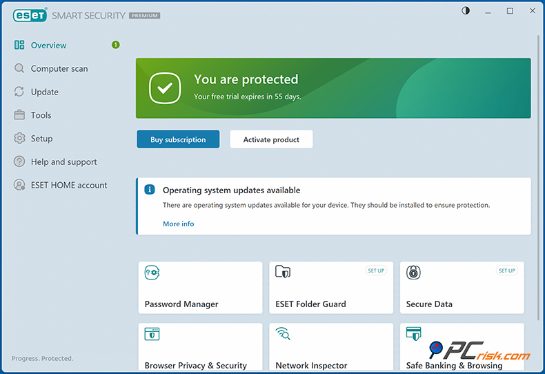 ESET Panel de control