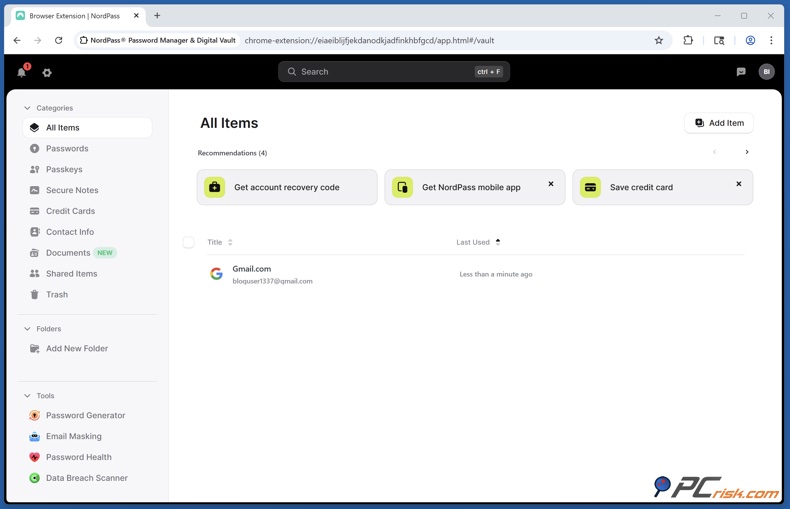 Nordpass gestor de contraseñas