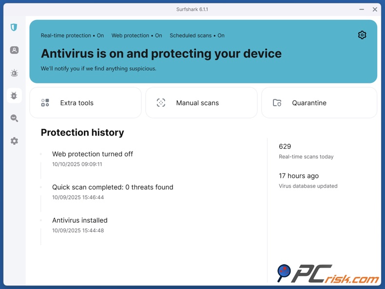 Surfshark VPN Antivirus