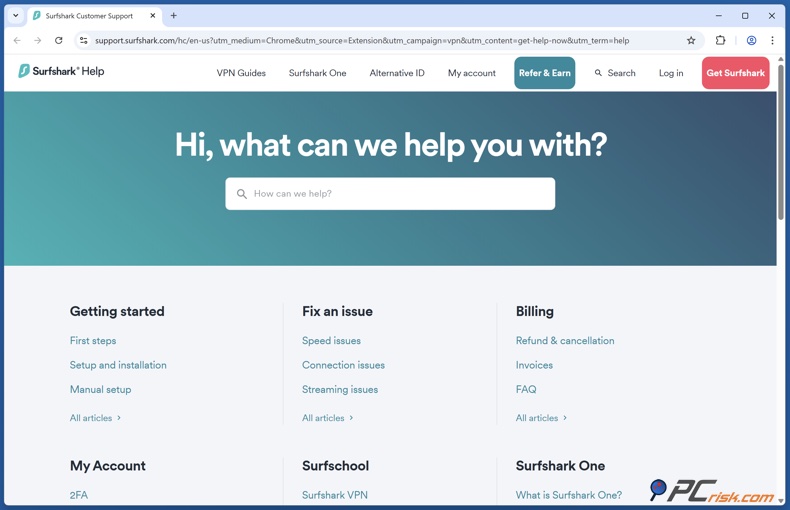 Surfshark VPN Centro de ayuda