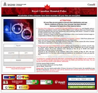 navegador bloqueado Canadá