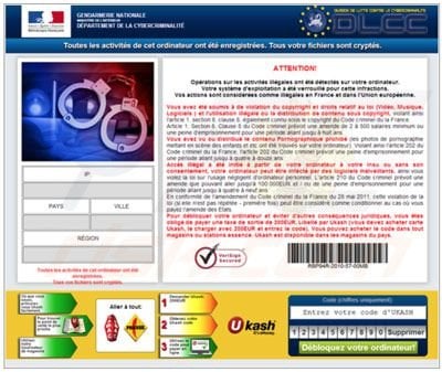 navegador bloqueado Francia