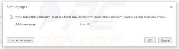 Eliminar Dosearches de la página de inicio de Google Chrome