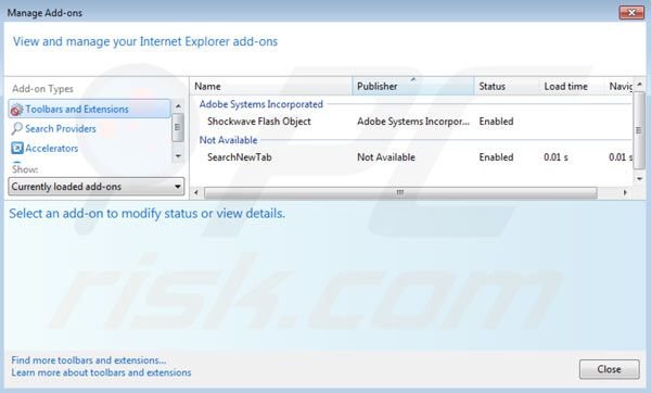 Eliminar el redireccionamiento de Localmoxie en las extensiones de Internet Explorer