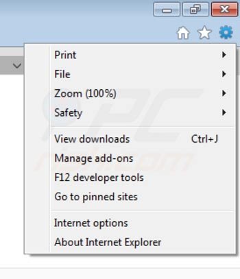 Eliminando Myhoome.com de la página principal de Internet Explorer paso 1
