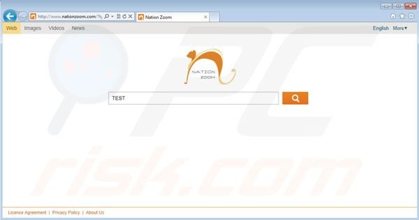 Virus de redireccionamiento Nationzoom.com