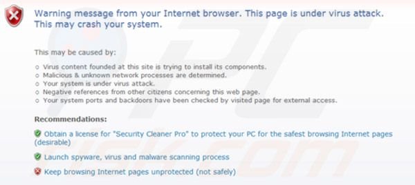 Security Cleaner Pro bloqueando Internet Explorer
